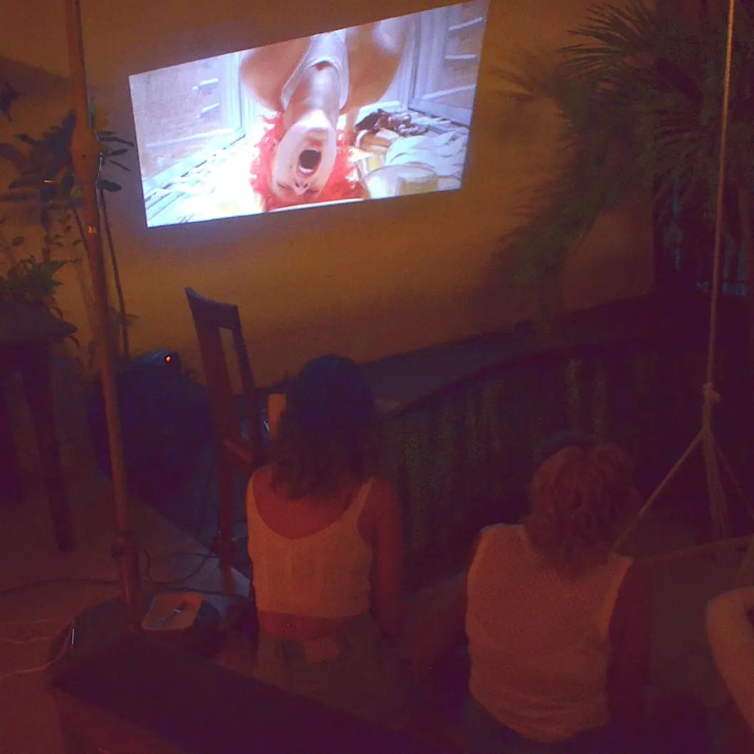 movie night at earthing clubhouse