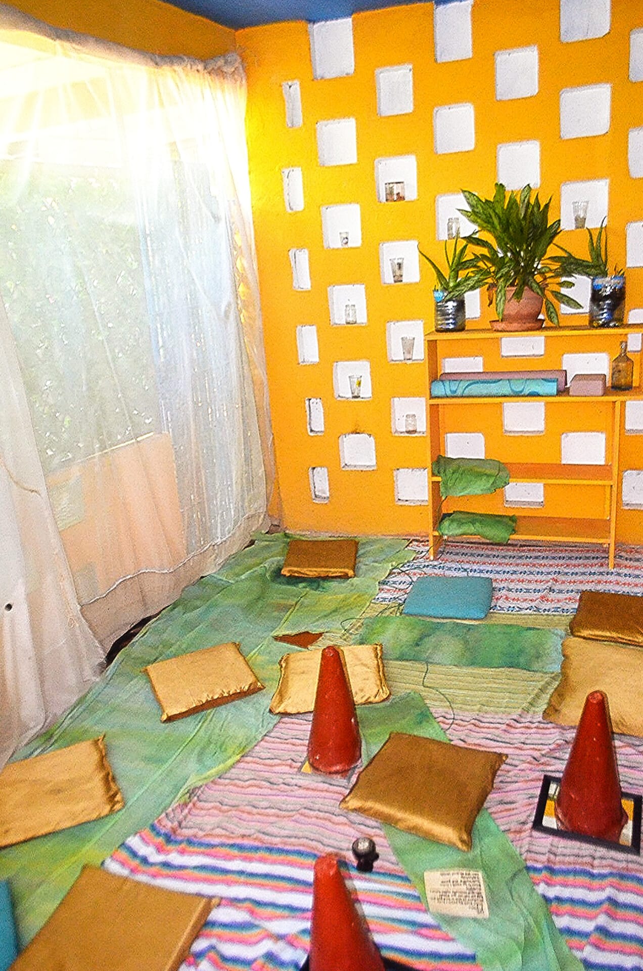 quantum energy devices and earthing mats place of learning and ceremony.