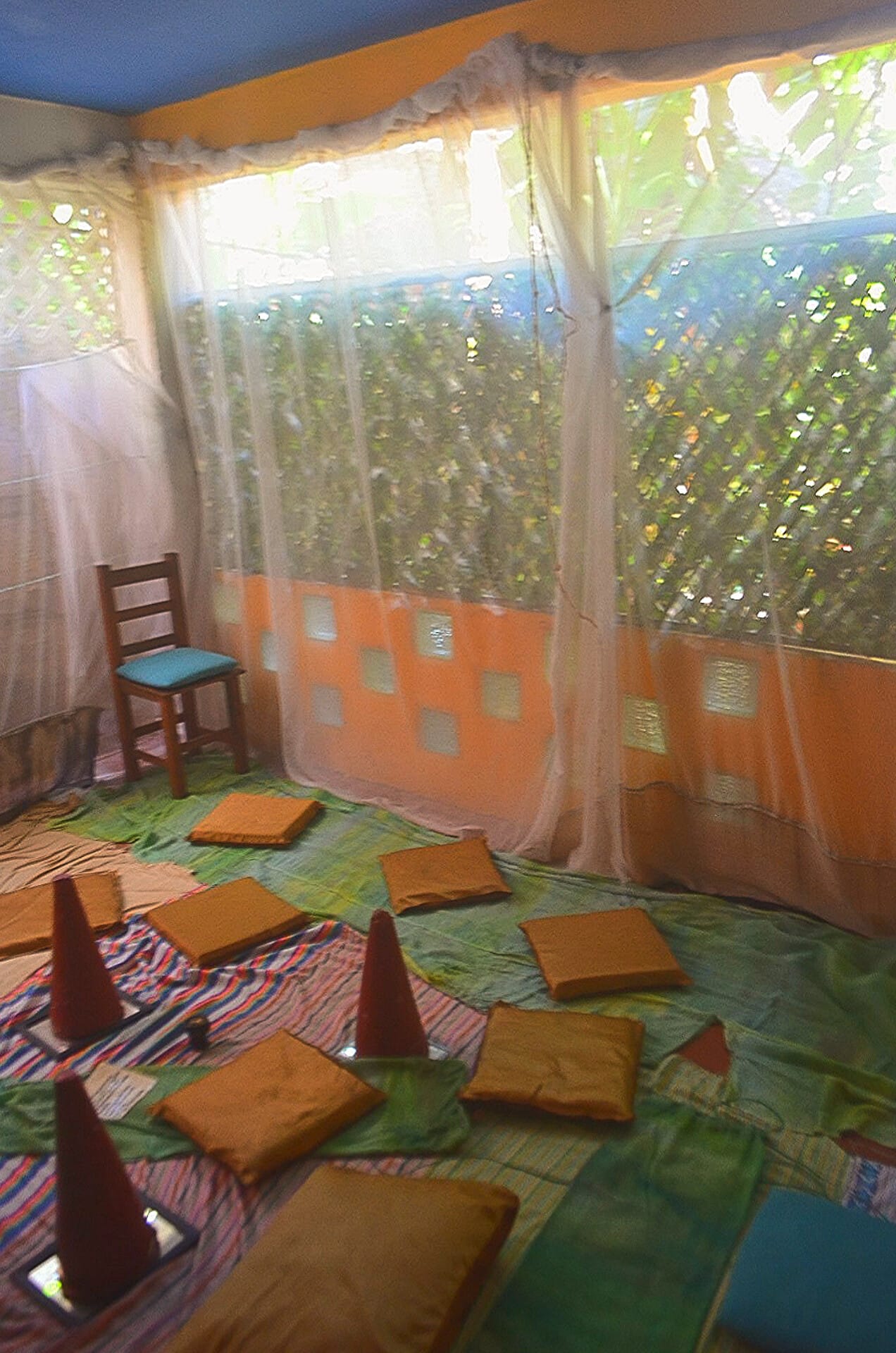 quantum energy devices and earthing mats place of learning and ceremony.