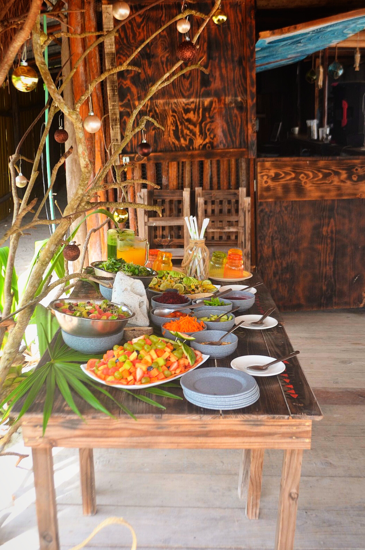 Raw vegan intermittent feast